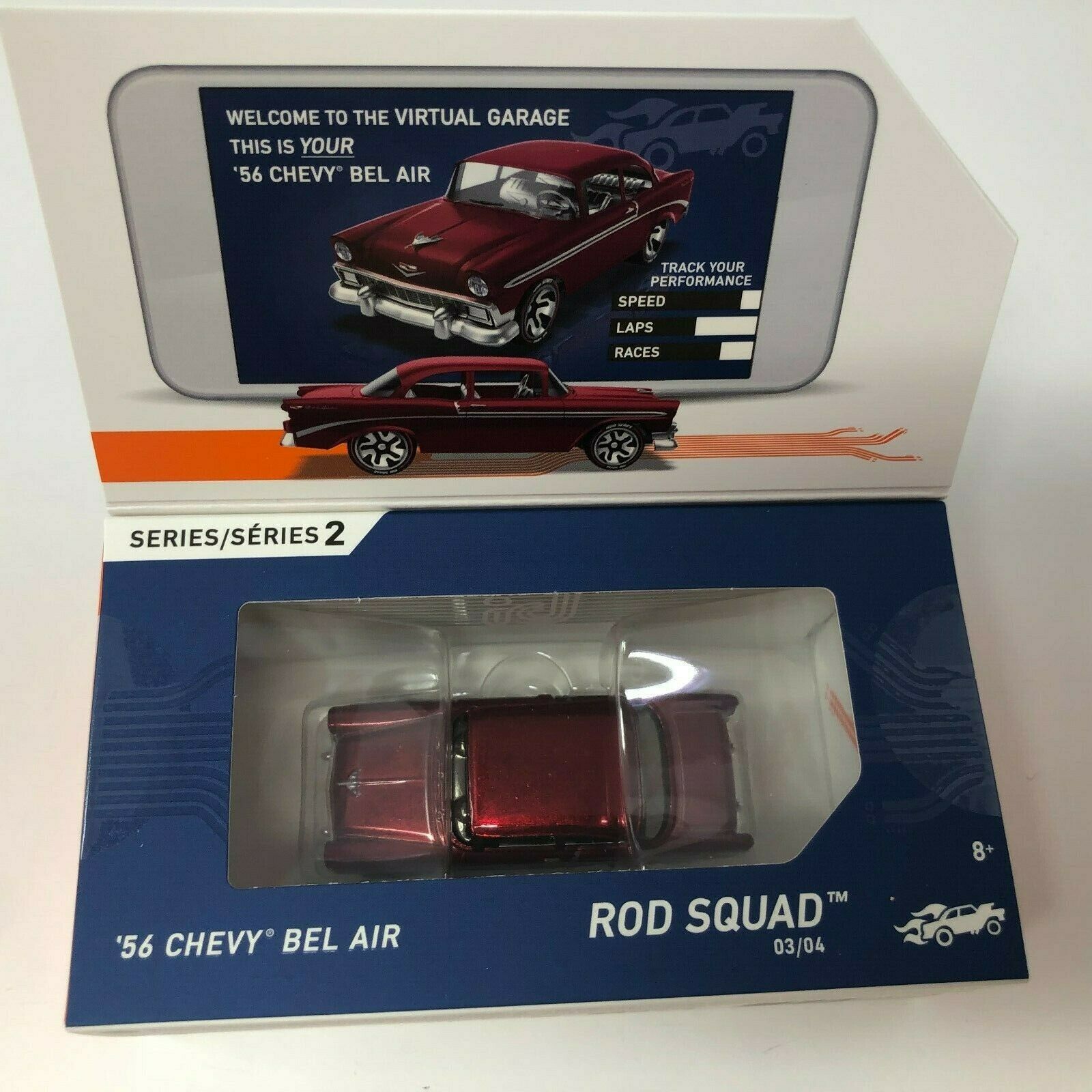 '56 Chevy Bel Air * 2022 Hot Wheels ID Car Series Limited Case B、mySite、hgirdovlk