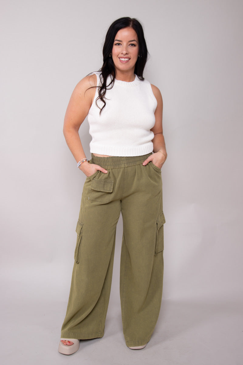 Gwen Cargo Pants- Green、mySite、hinf8tx79