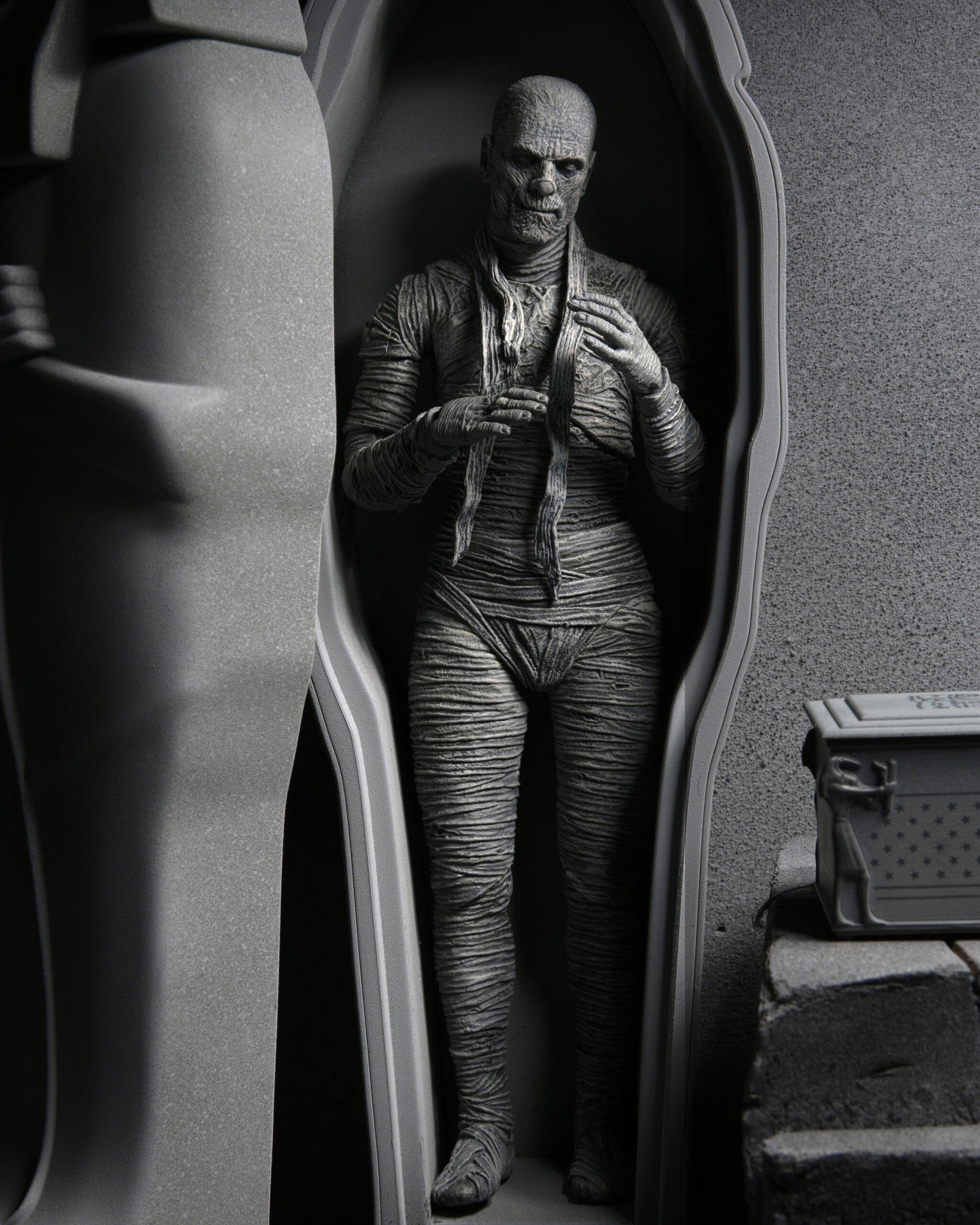NECA Universal Monsters Ultimate Mummy (Black & White)、mySite、hgirdovlk