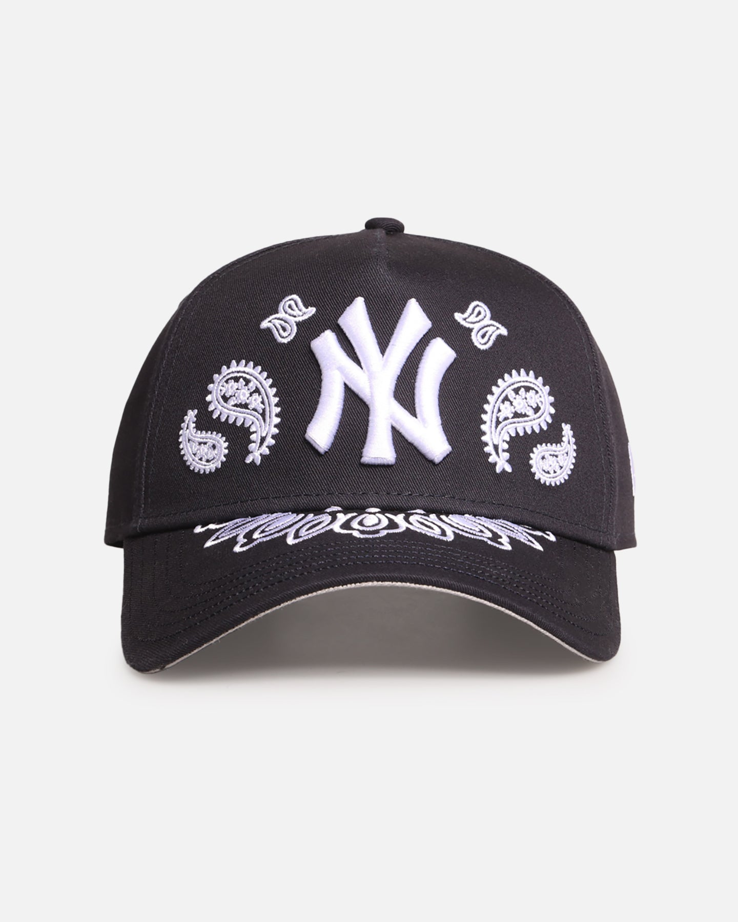 New Era New York Yankees 'Paisley' 9FORTY A-Frame Snapback Black、mySite、zt4zffjzw