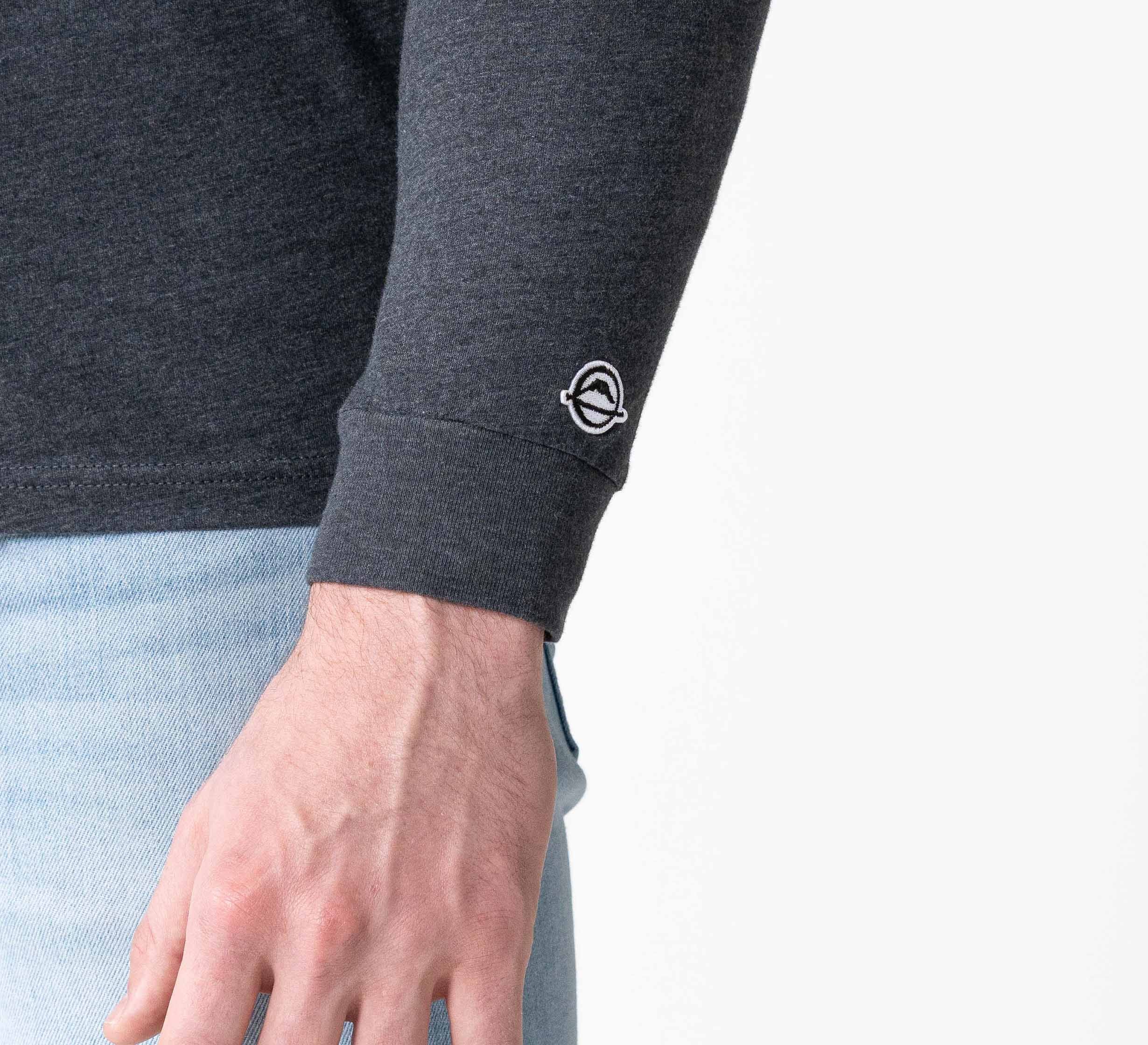 Retro Long Sleeve Shirt Charcoal、mySite、gigharbornorthrealestate