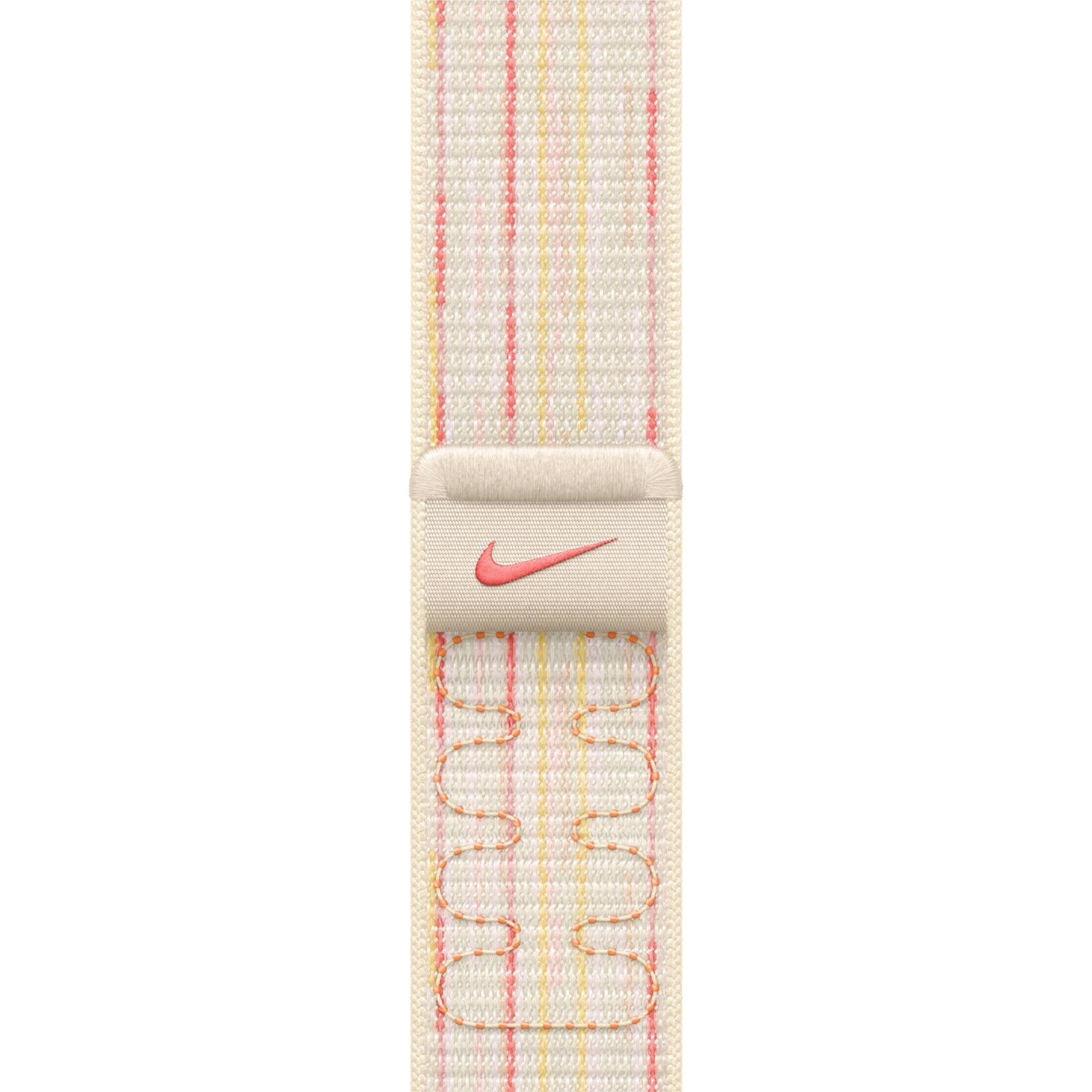 Apple Watch 46mm Starlight/Pink Nike Sport Loop、mySite、camillekostekn