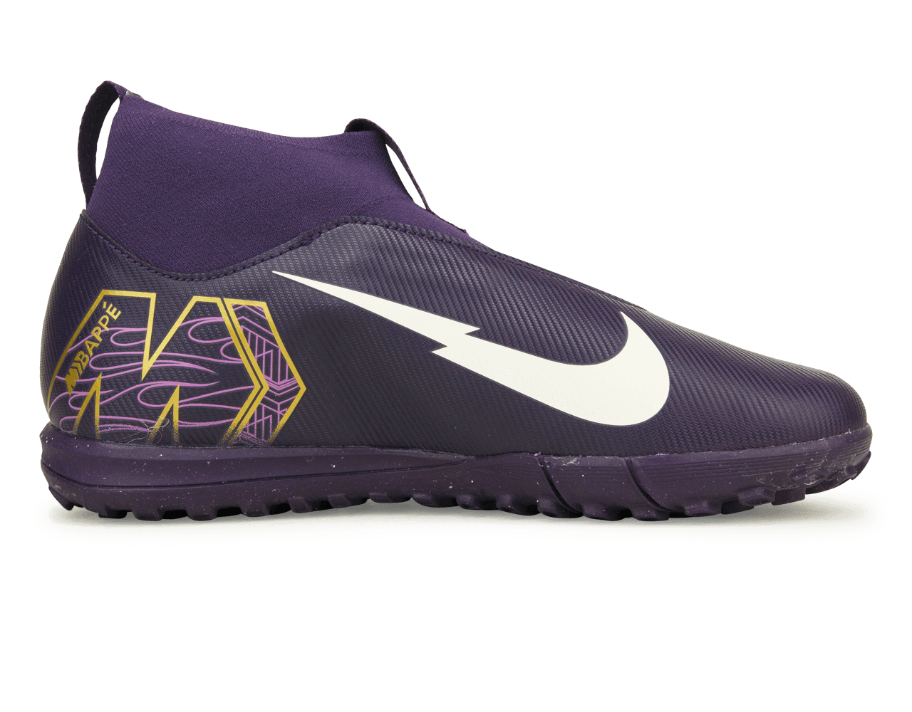 Nike Kids Zoom Mercurial Superfly 10 Academy KM TF Grand Purple/Pale Ivory、mySite、bottomscart