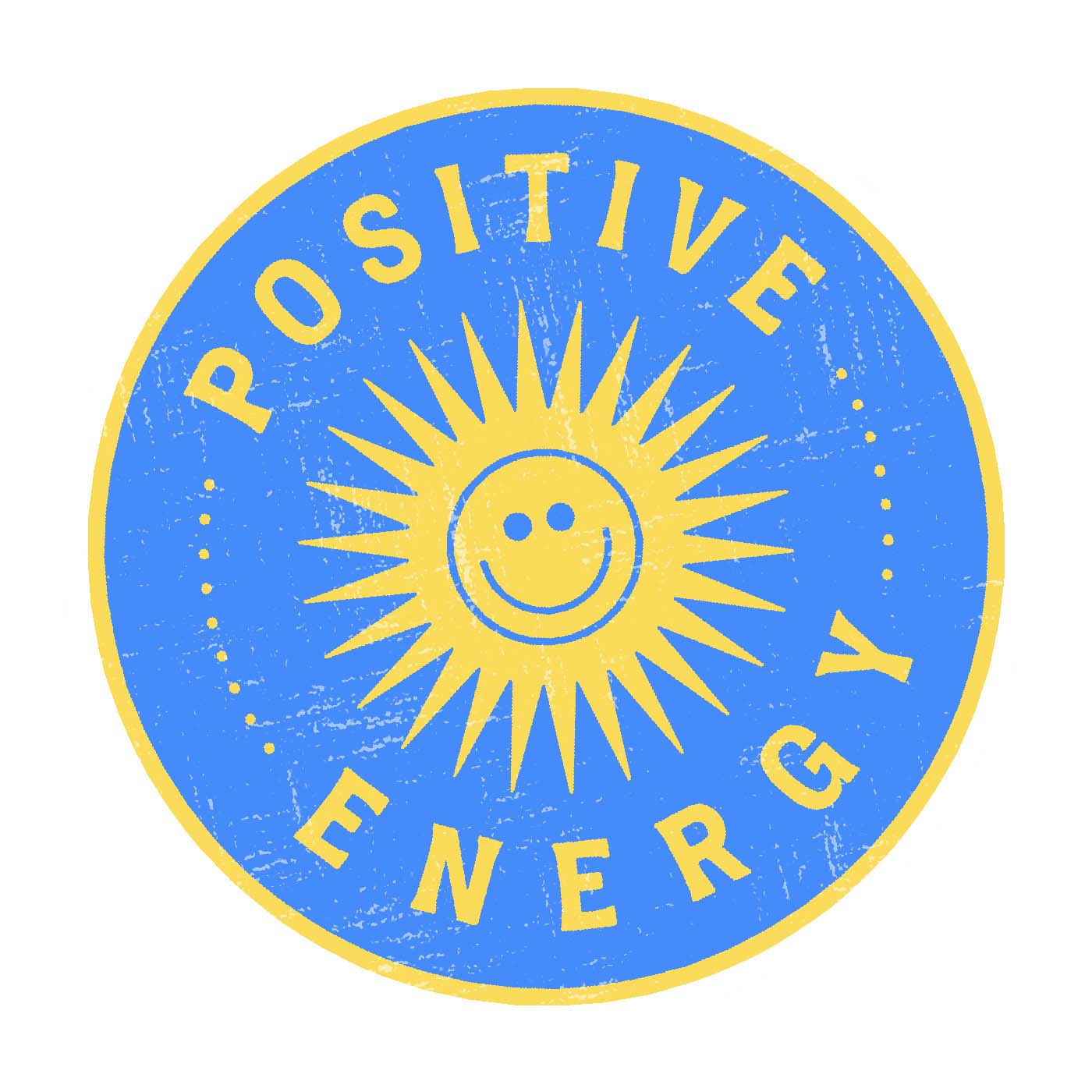  Positive Energy Vinyl Sticker Decal、mySite、ghnorth
