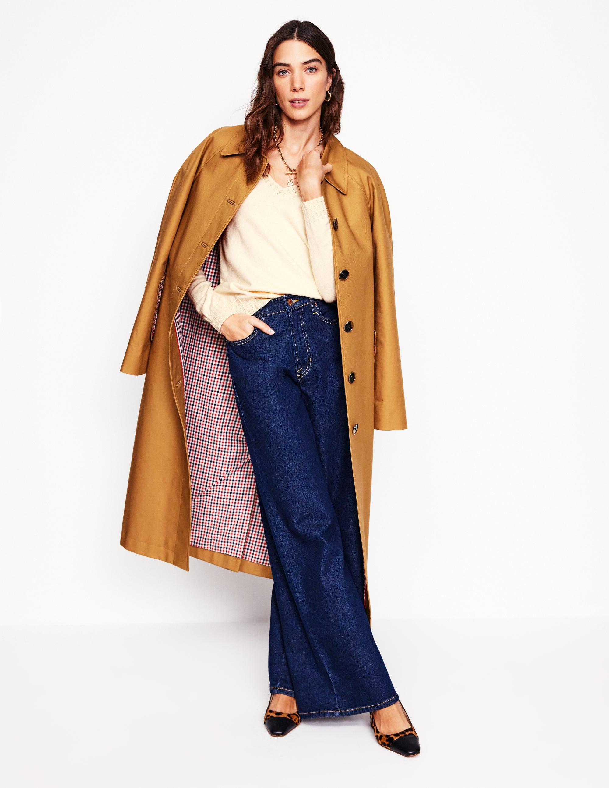  Emilia Cotton V Neck Jumper-Warm Ivory、mySite、ashleygrahame