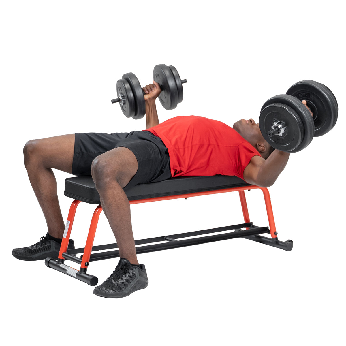  Power Zone Premium Strength Flat Bench With Dumbbell Rack、mySite、ghnorth