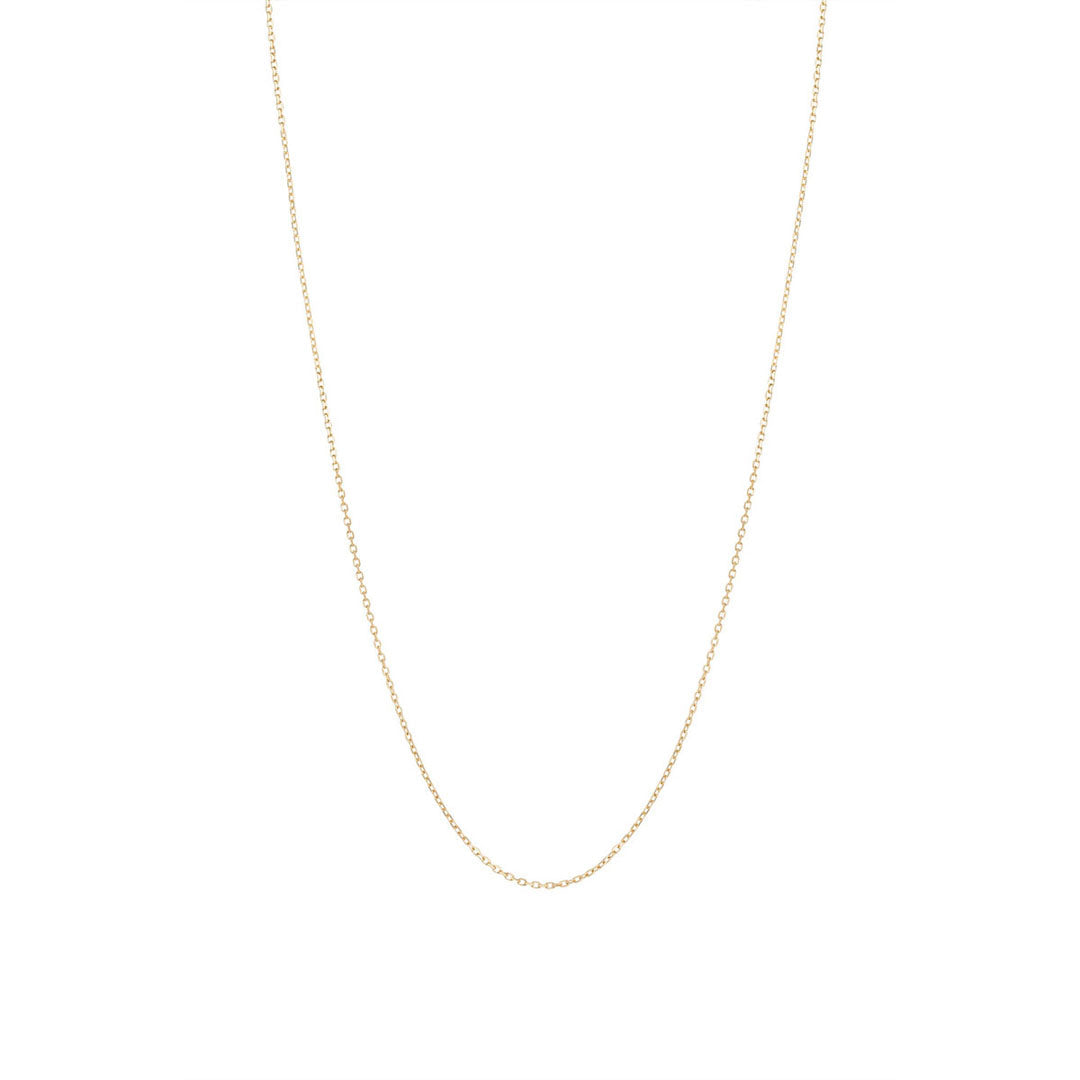 18K Gold 18-inch Diamond Cut Cable Link Chain、mySite、botmansion