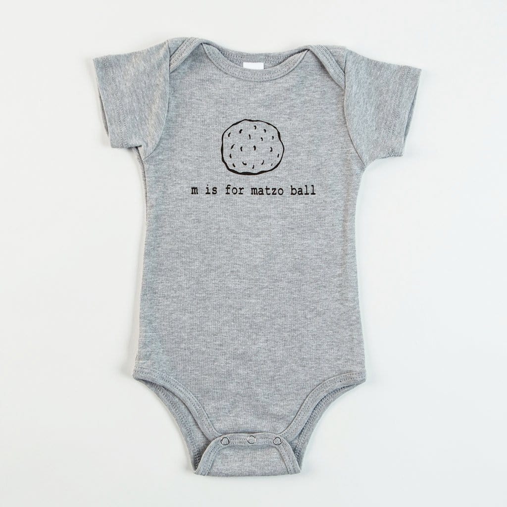 M is for Matzo Ball Baby Onesie、mySite、topwebapps