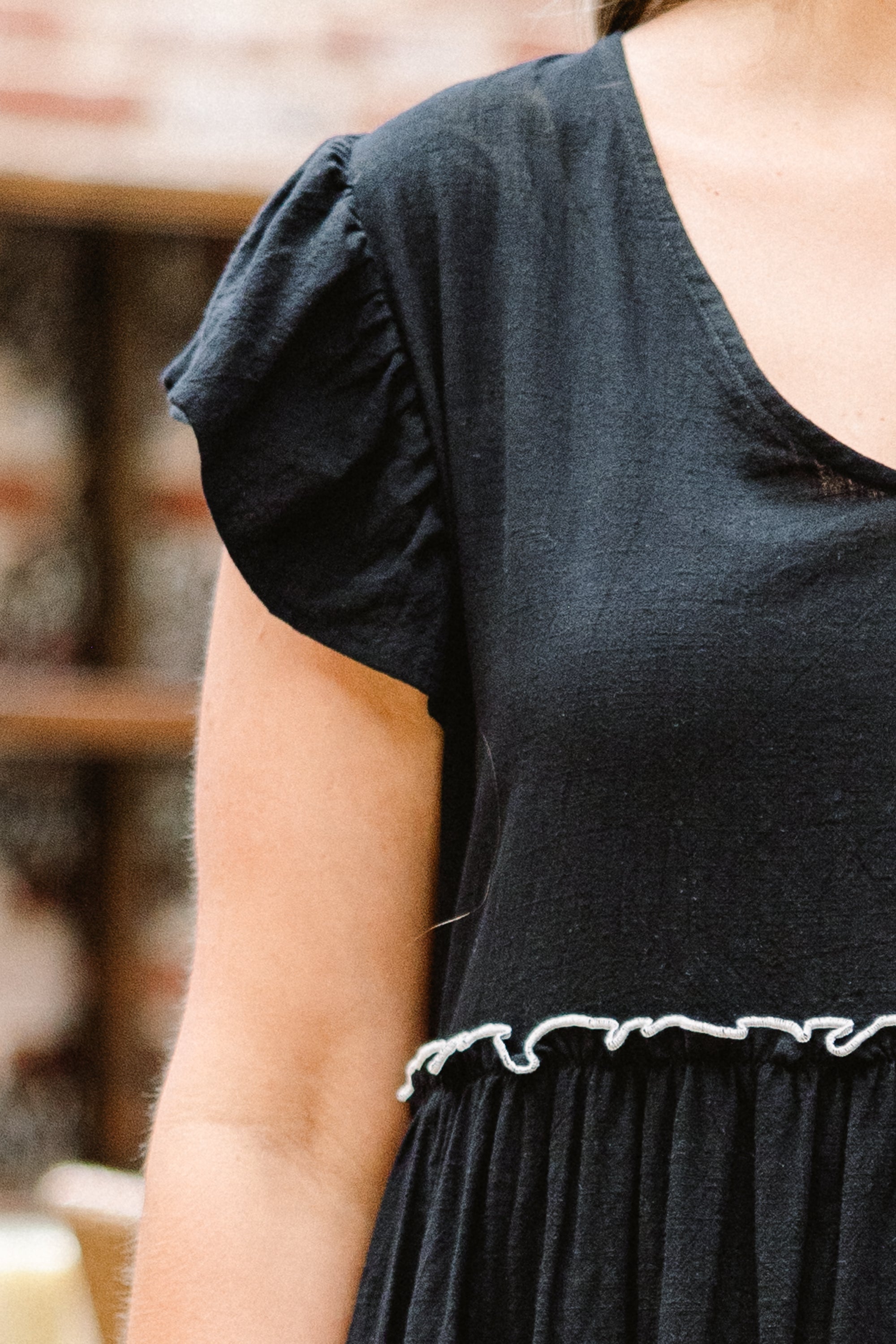  Catch Me When I Fall Dress, Black-Cream、mySite、justintrudeaud