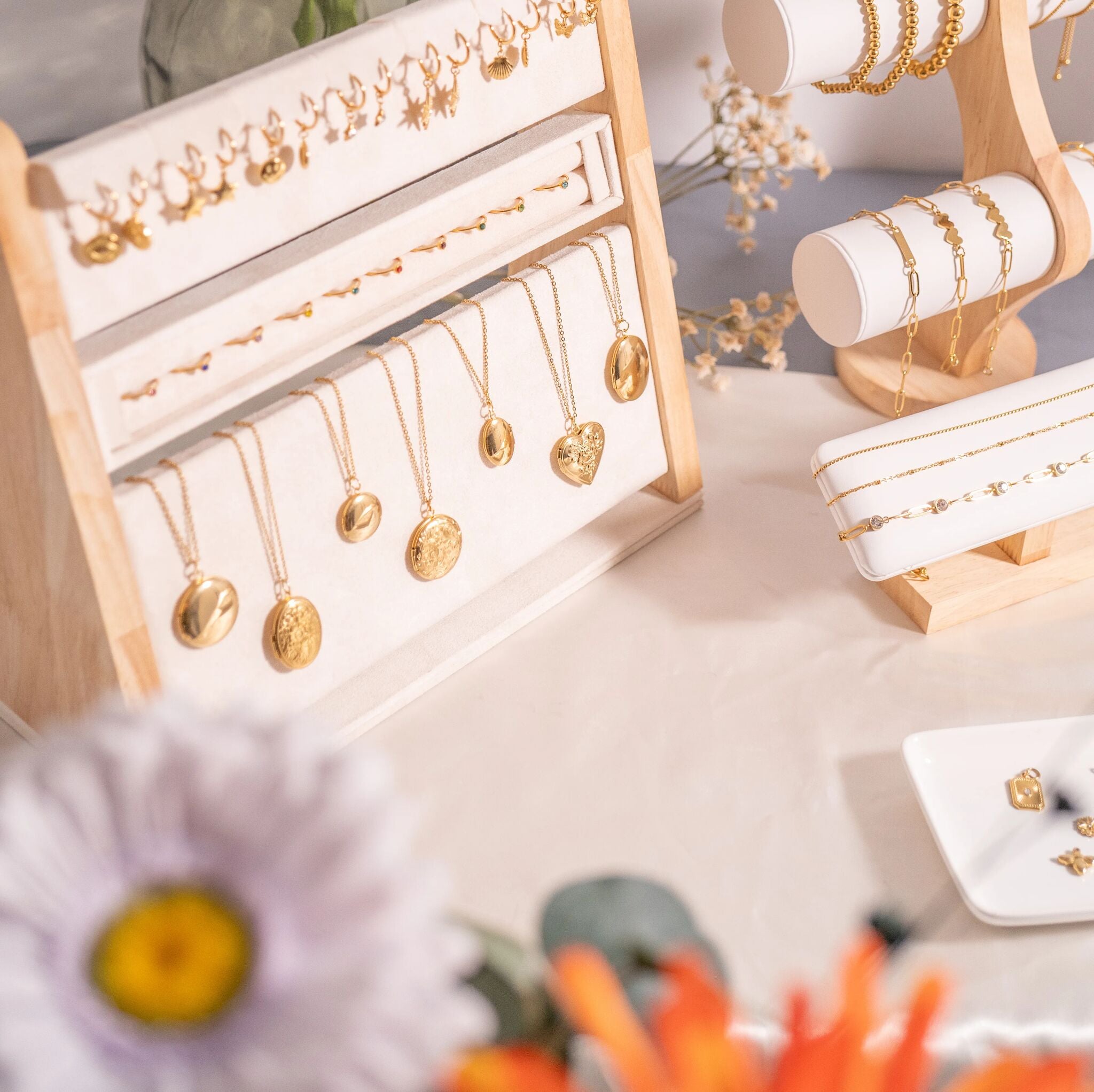 18K Gold PVD Stainless Steel Locket Set / BND0069、mySite、dreamappss