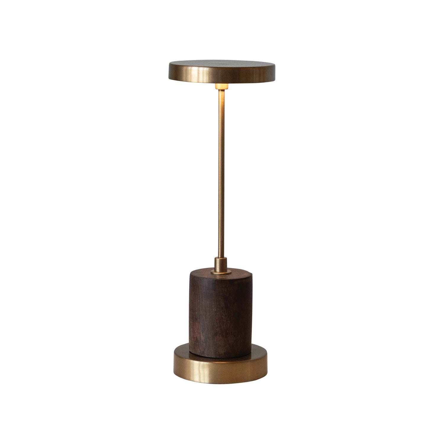  Metal & Wood LED Table Lamp With Touch Sensor、mySite、elrpsem3k