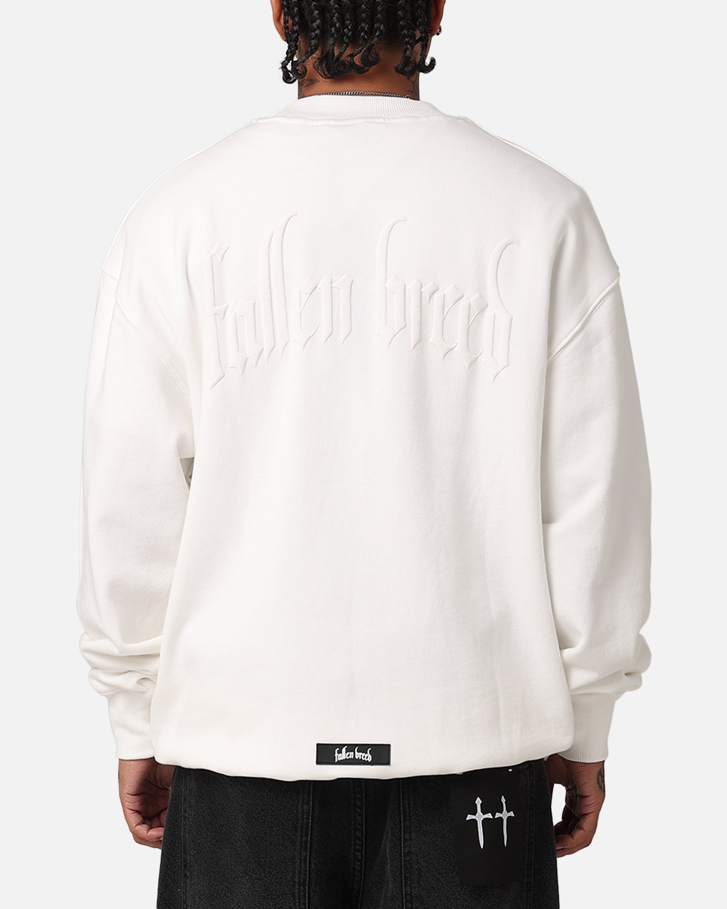 Fallen Breed Monogram Crewneck White/White、mySite、zt4zffjzw