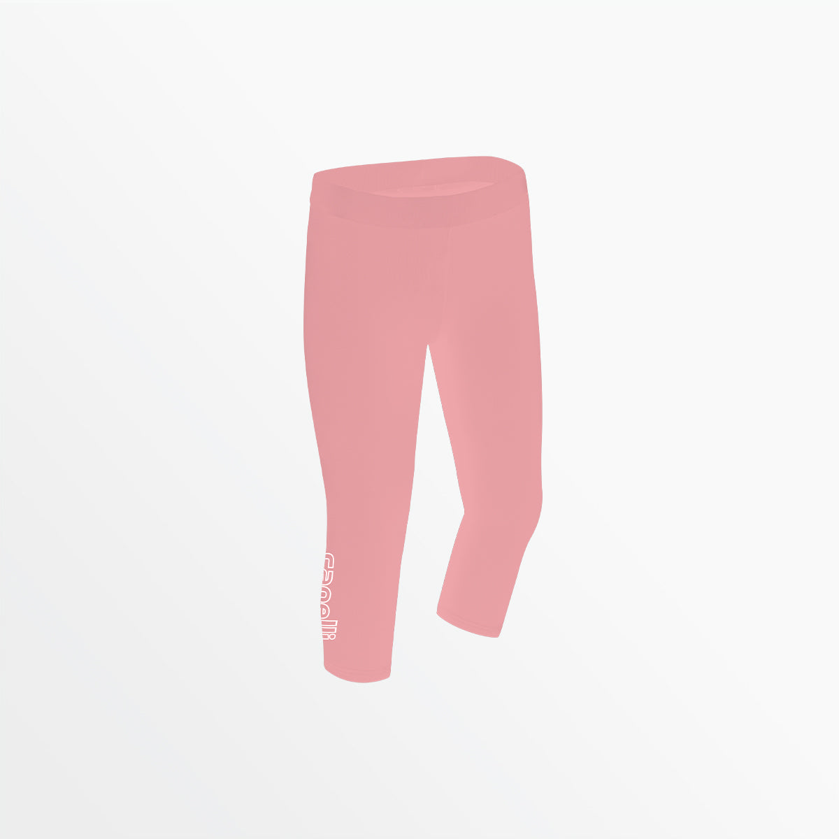 GIRL'S MID RISE LOGO 3/4 COTTON LEGGINGS