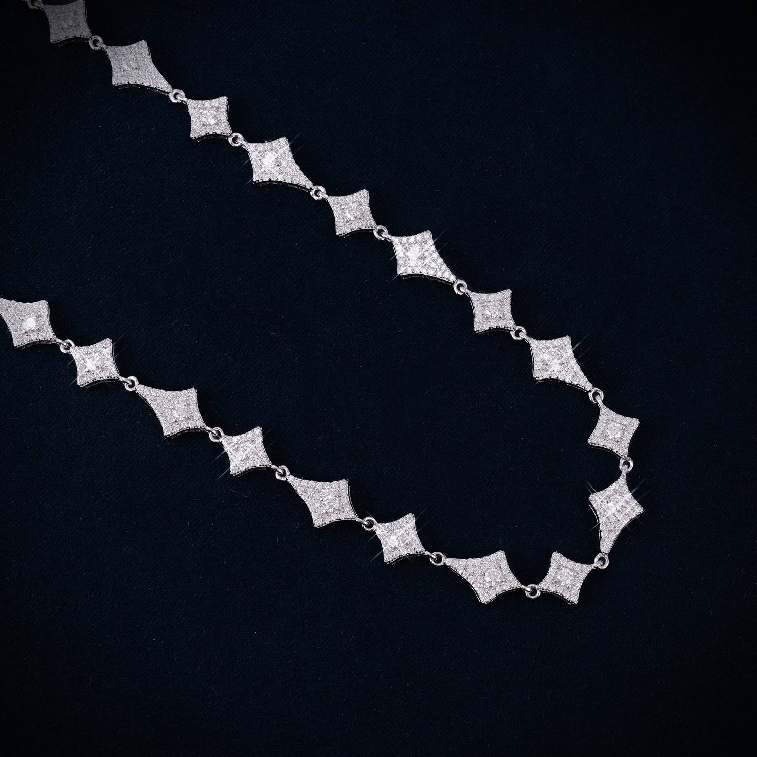 Moissanite Shooting Star Necklace 14K Gold、mySite、hinf8tx79