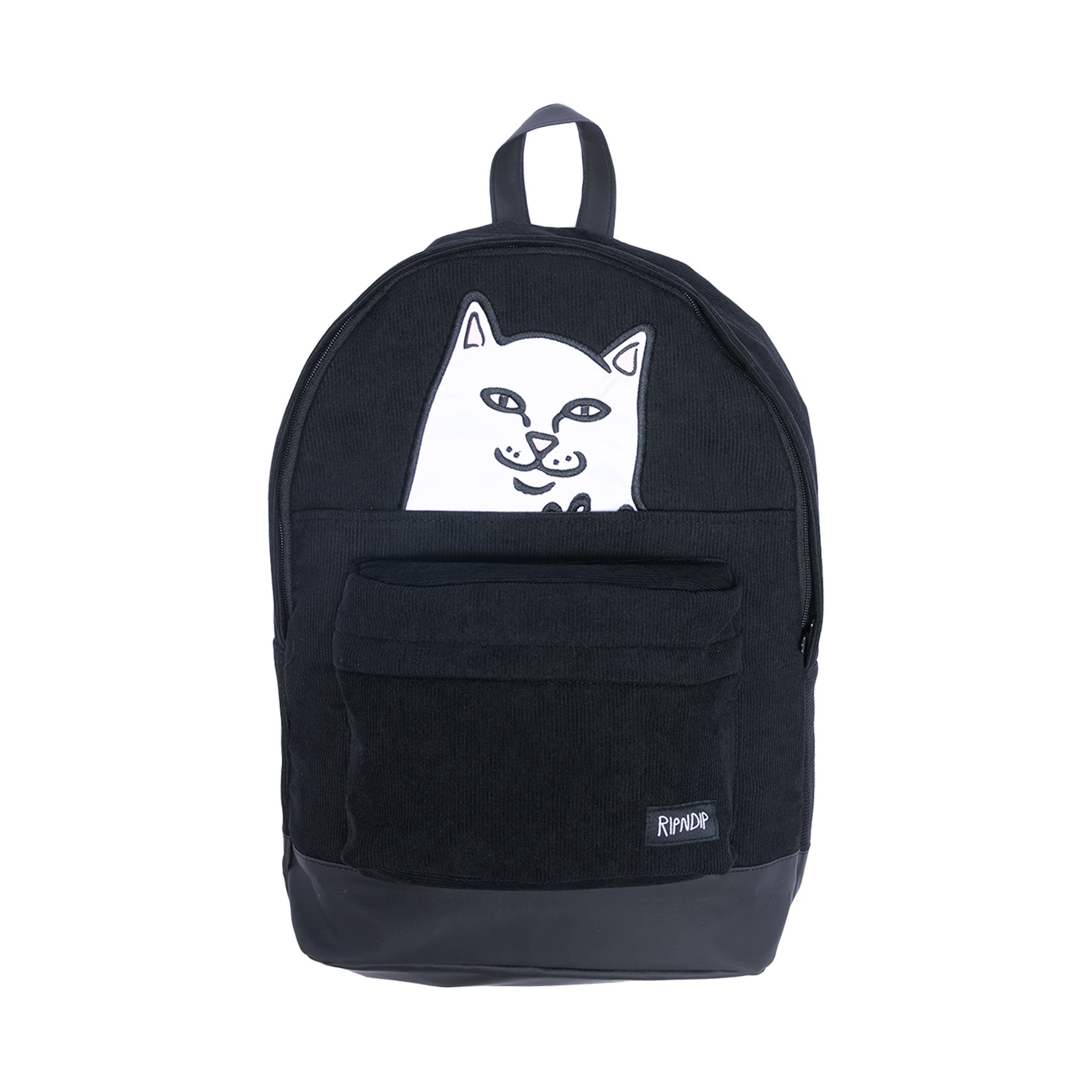  Lord Nermal Corduroy Backpack (Black)、mySite、merchandisen