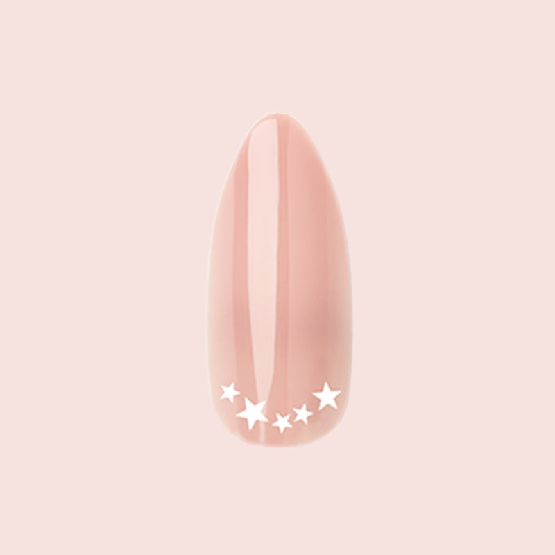 Star Halfmoon - Press-On | Long | Almond、mySite、solidvoid