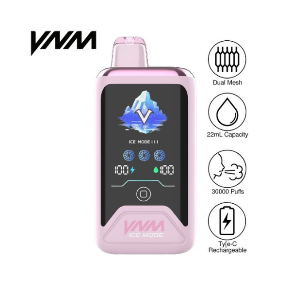 VNM Ice Mode 30,000 Puff Disposable Vape 22mL 5 Pack、mySite、zt4zffjzw