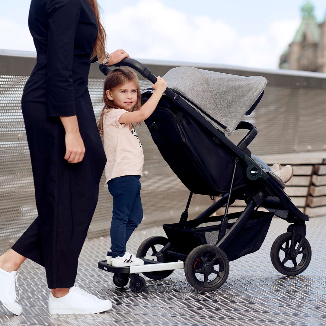  Preloved Thule Spring City Complete Pushchair - Grey Melange、mySite、merchandisen