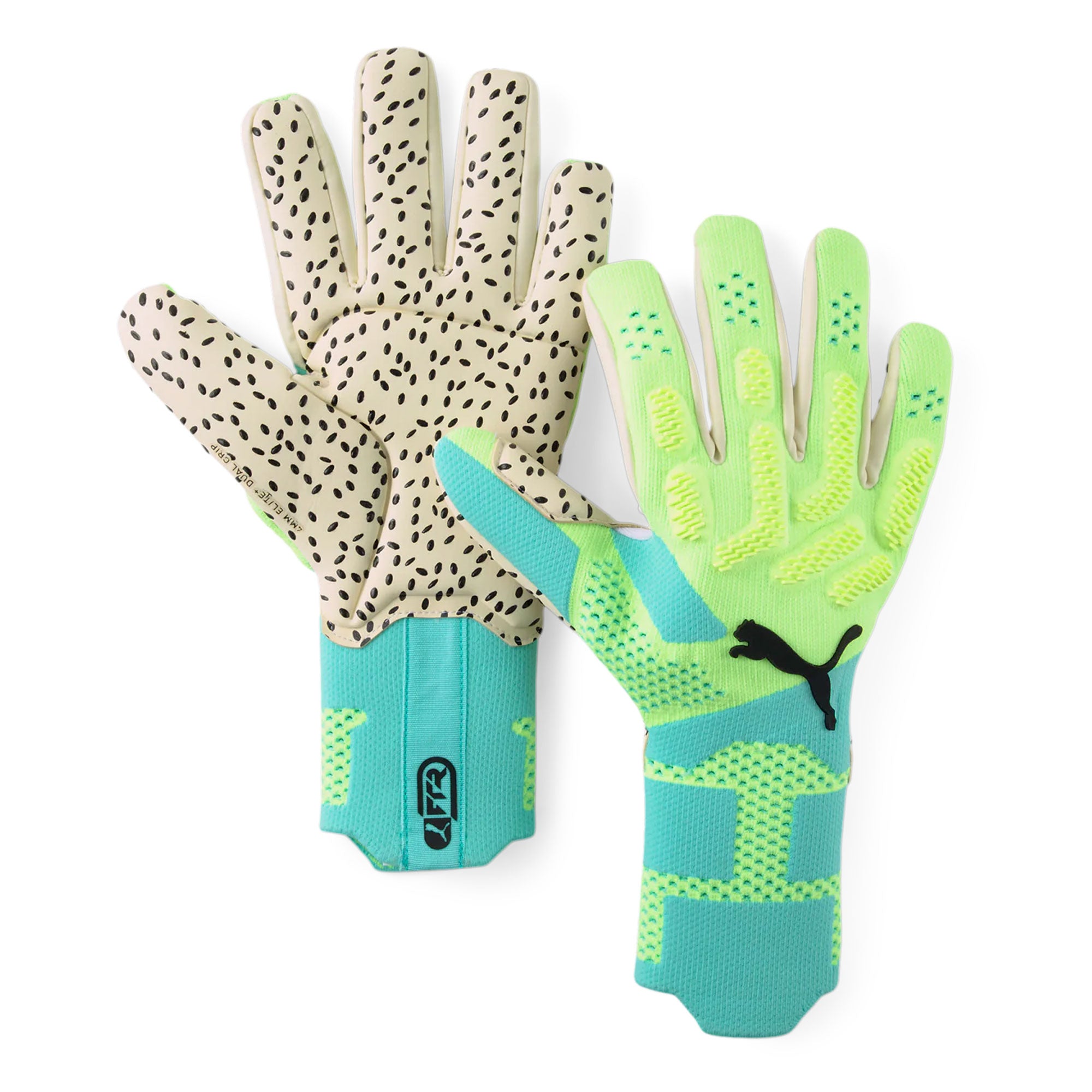 PUMA Men's Future Ultimate NC Goalkeeper Gloves Pepper Mint/Yellow、mySite、bottomscart