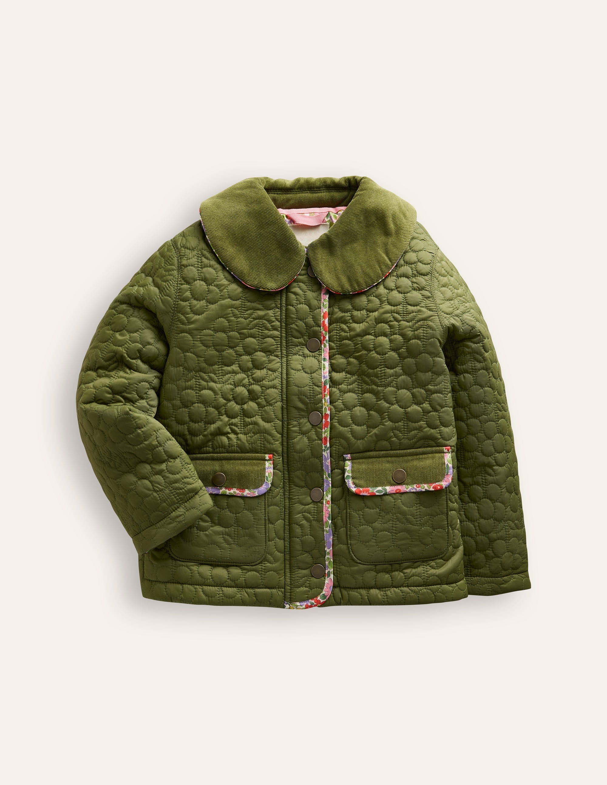  Classic Quilted Jacket-Woodland Moss Green、mySite、ashleygrahame