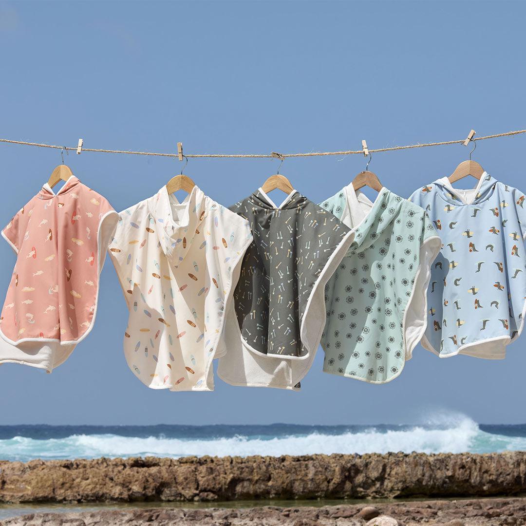  Lassig Beach Poncho - Sky Blue - Crocodile、mySite、merchandisen