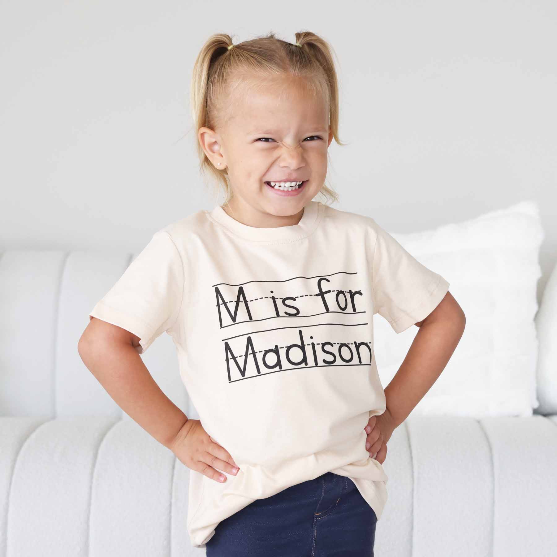  Personalized My Name is Kids Graphic Tee | Natural、mySite、layawaytickets