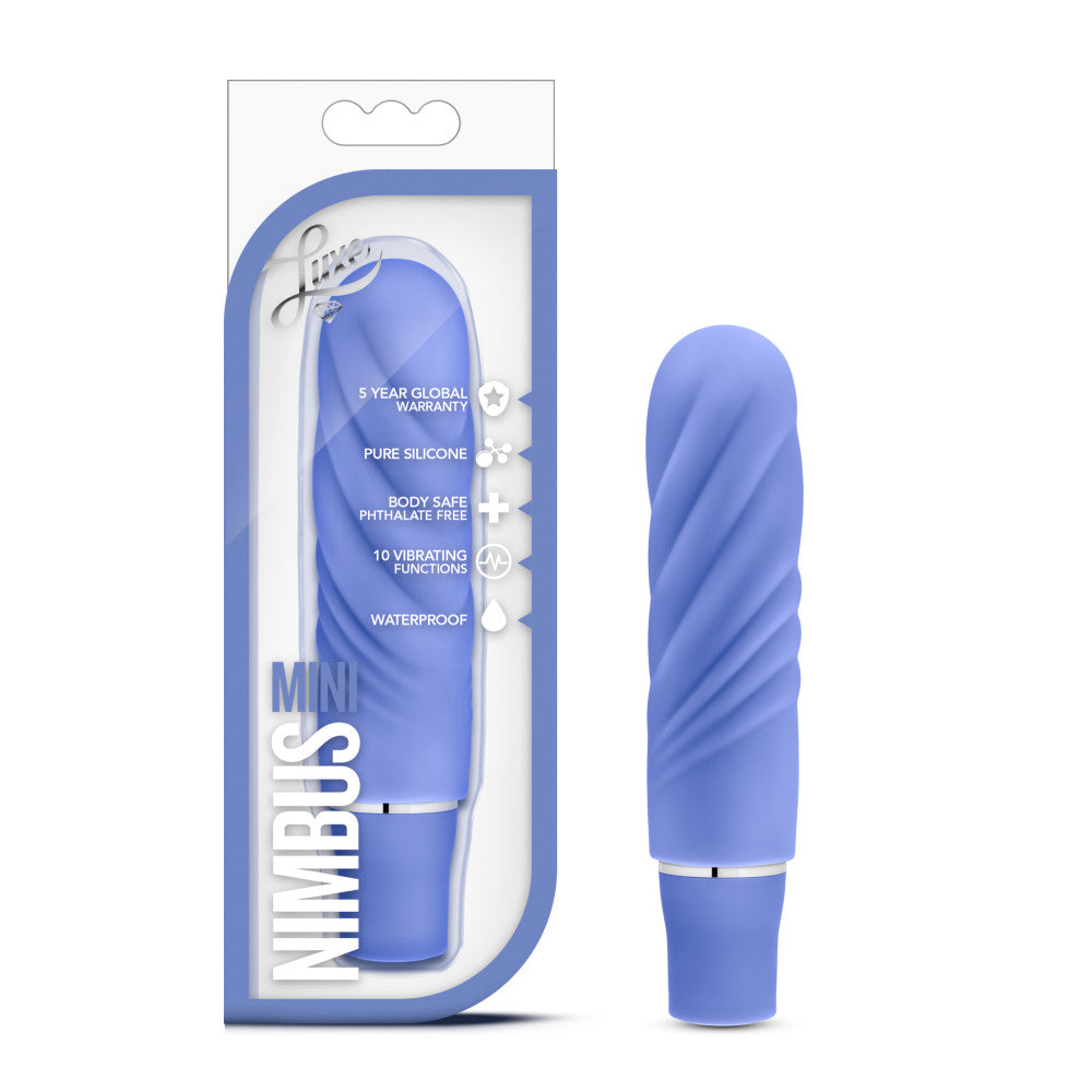 Luxe By Blush® | Nimbus Periwinkle 4.75-Inch Vibrating Mini Vibrator、mySite、bottomscart