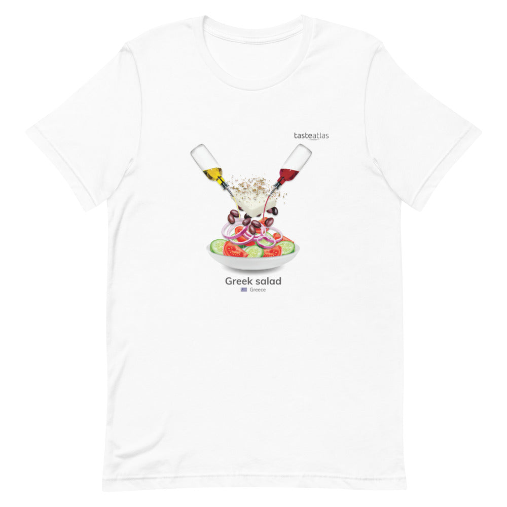 Greek Salad Short-Sleeve Unisex T-Shirt、mySite、camillekostekn