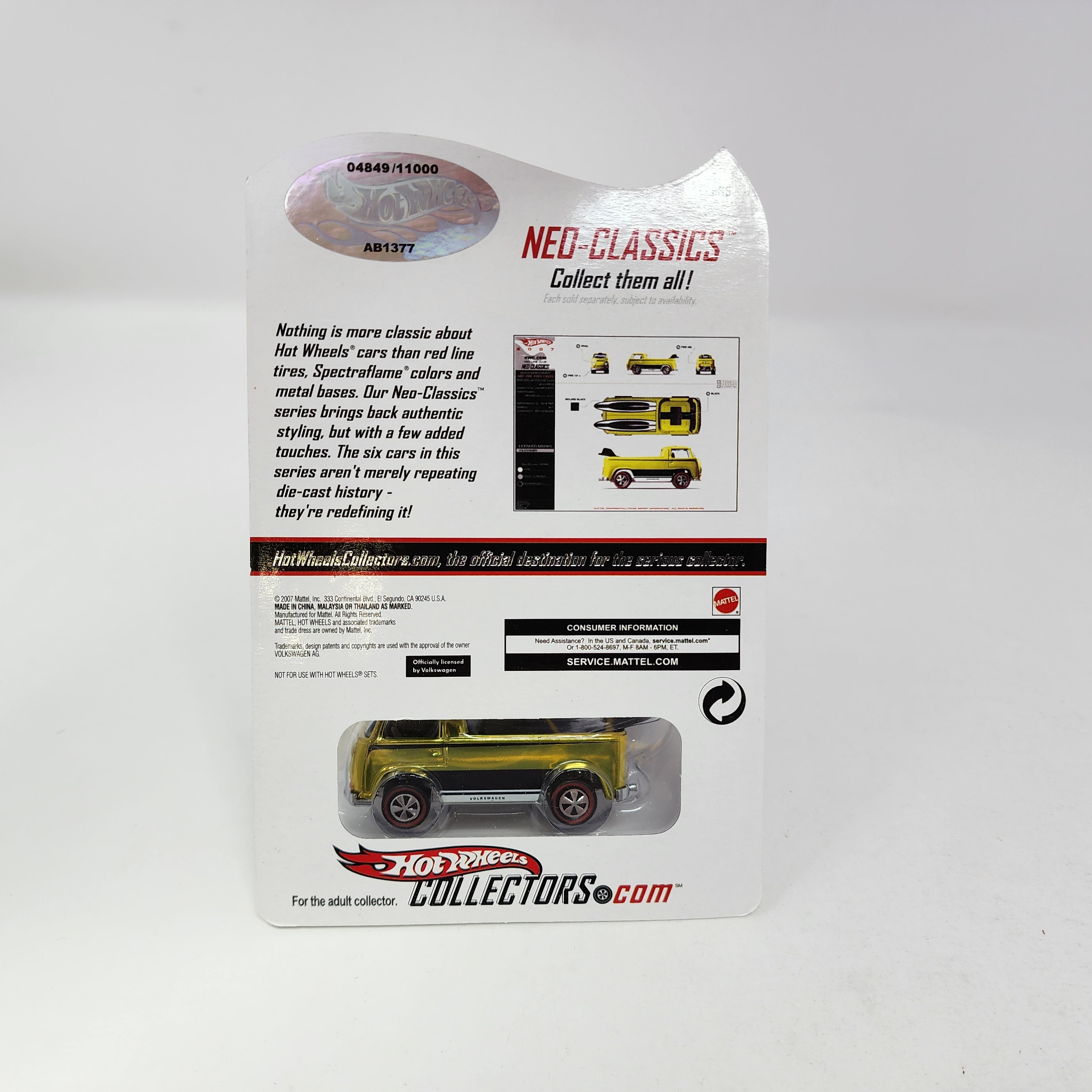 Beach Bomb Pickup * Hot Wheels Red Line Club RLC Neo-Classics、mySite、hgirdovlk