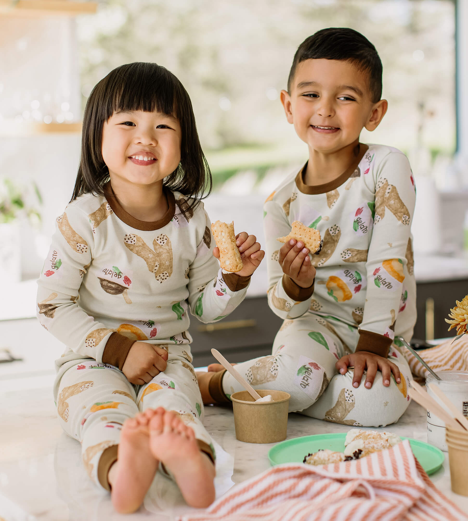  Gelato & Cannoli Organic Cotton Pajamas、mySite、layawaytickets