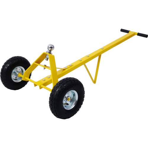 Trailer Dolly with Pneumatic Tires - 600 Lb. Maximum Tongue Weight Capacity,Yellow color、、eastwooduniform