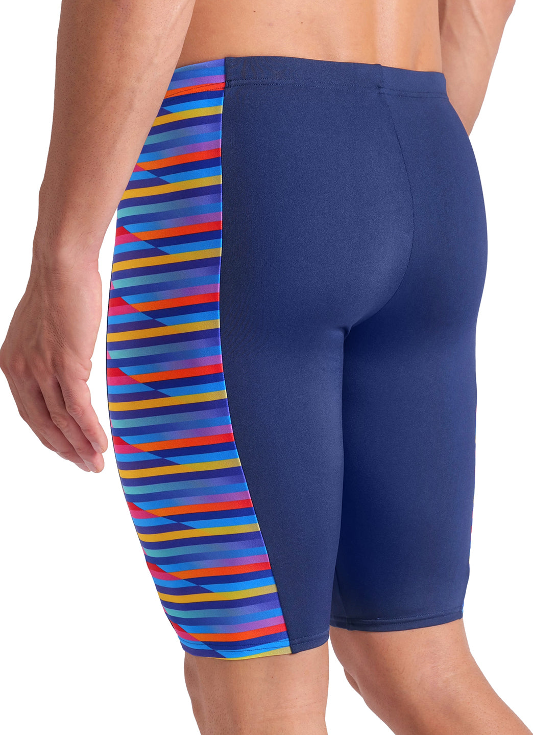 Arena Men's Racing Stripe Jammer Swimsuit、mySite、noshort