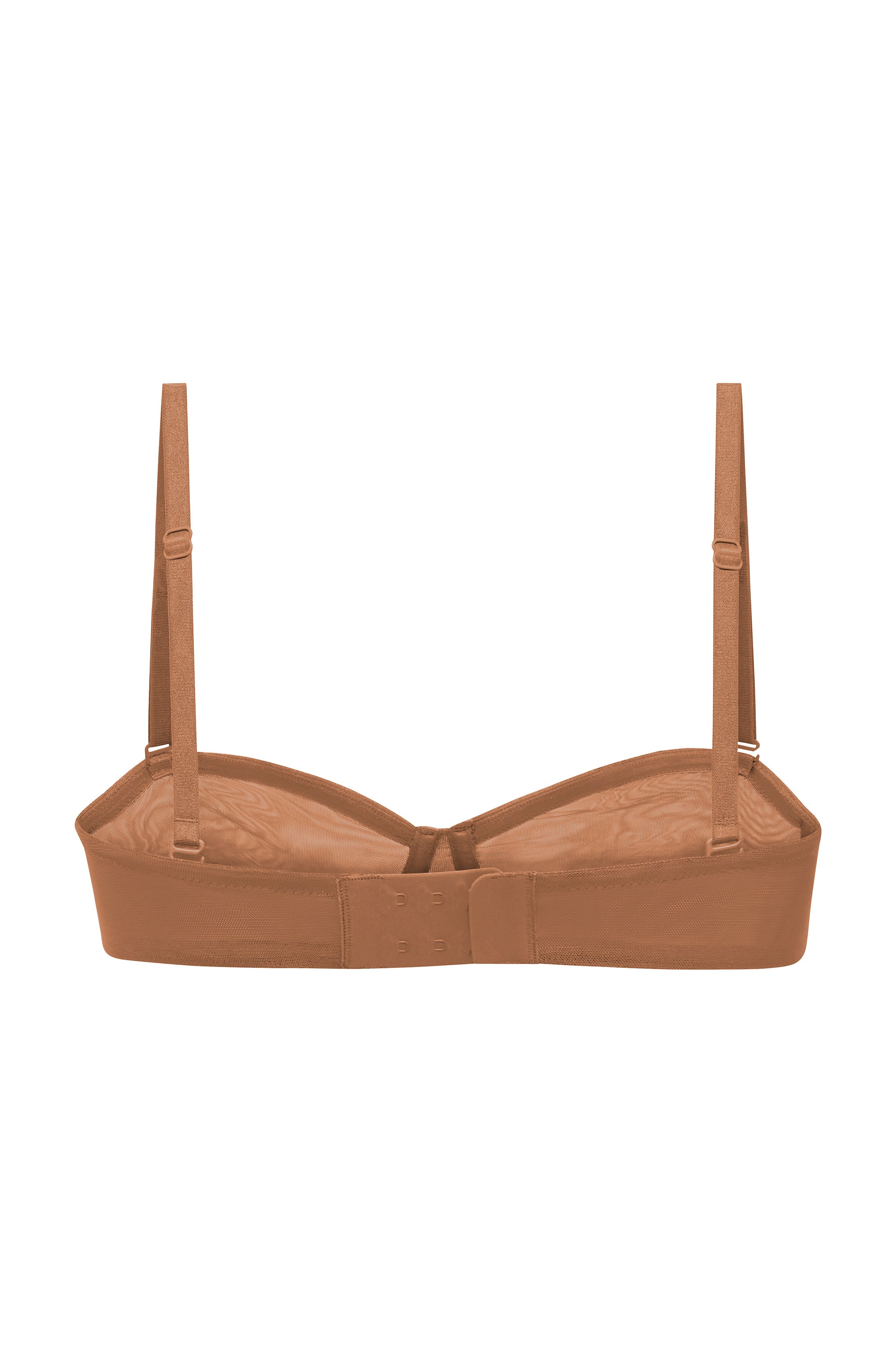 Soft Mesh Strapless Bra in Honey、mySite、solidvoid