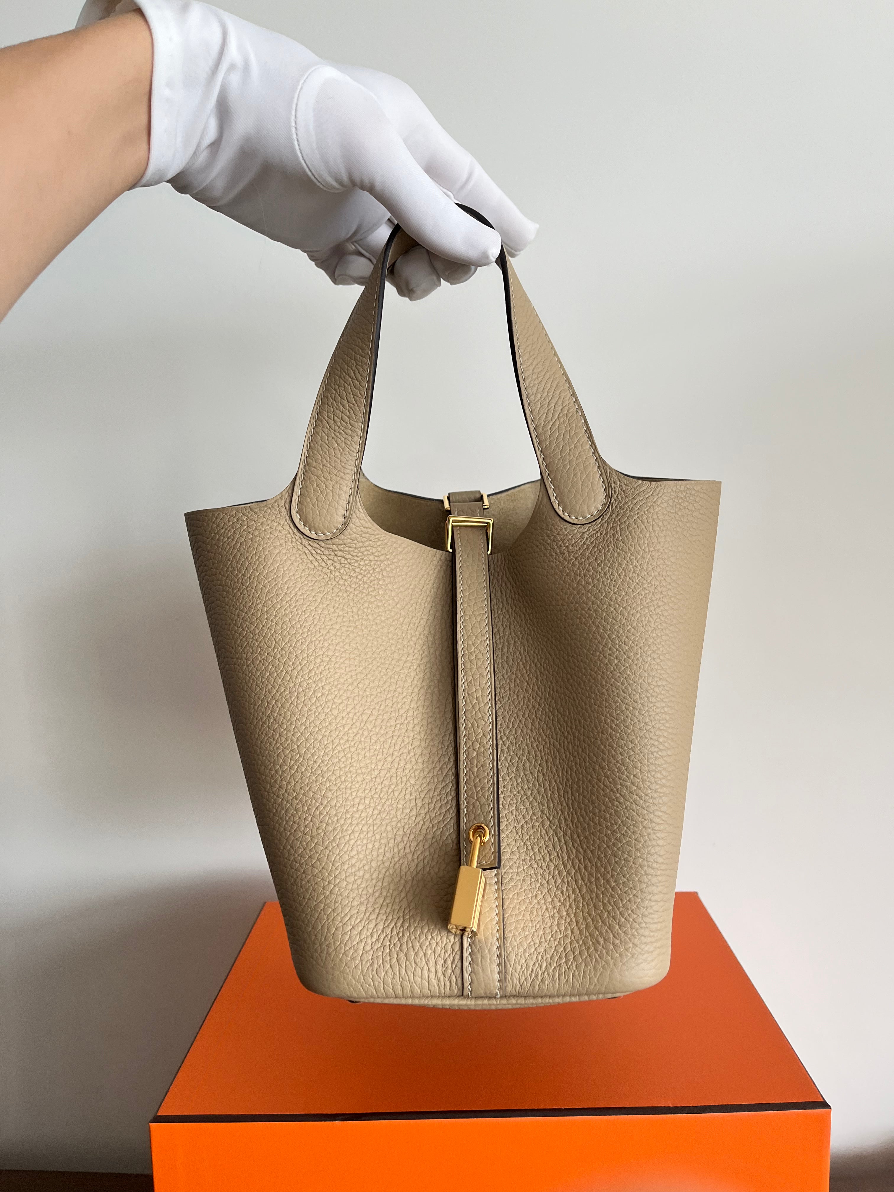Hermès Picotin 18cm Trench Clemence GHW、mySite、garminoutage.com