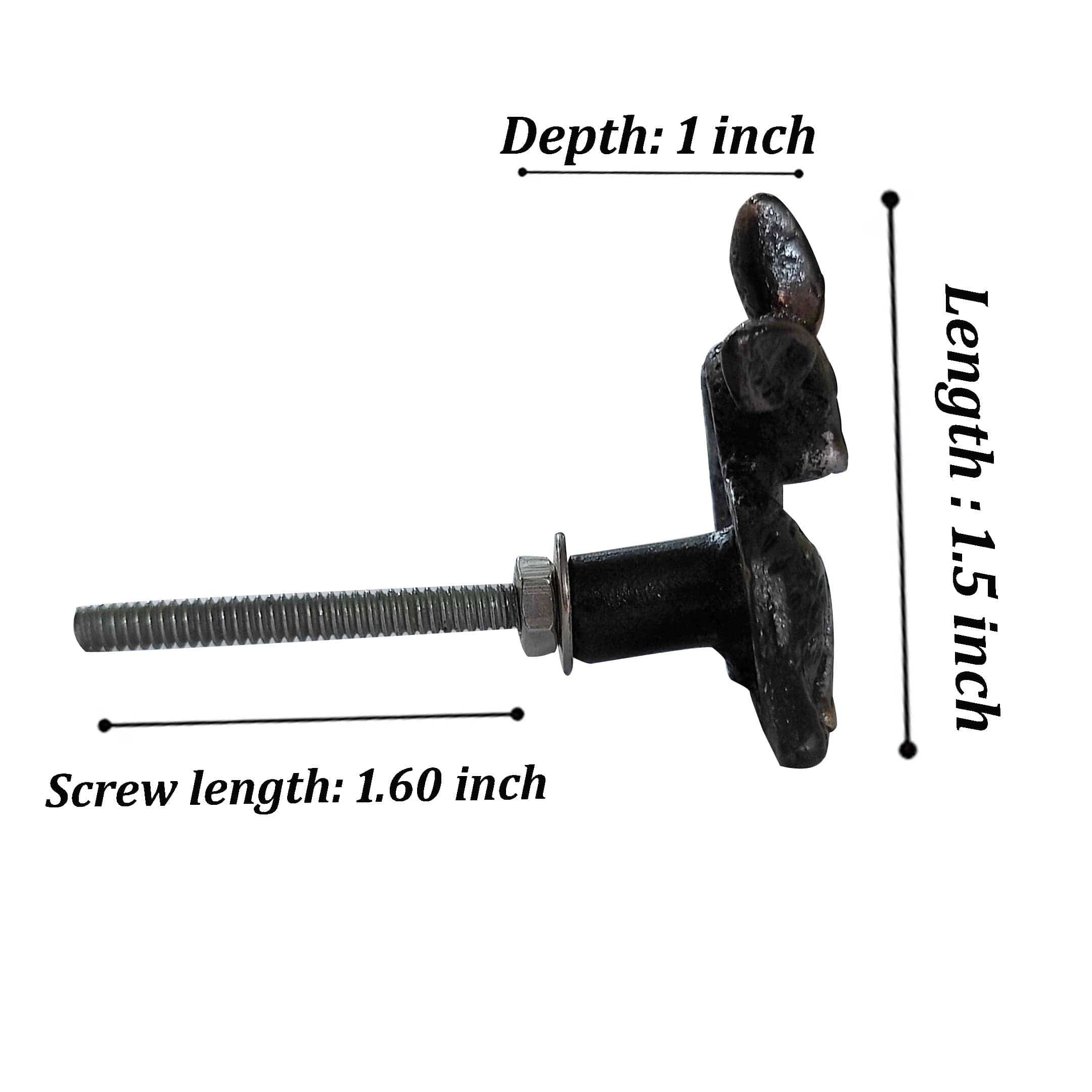 Deer Metal Drawer Pulls Knobs with Distressed Bronze Finish ( set of 6 )、mySite、g9winljtr