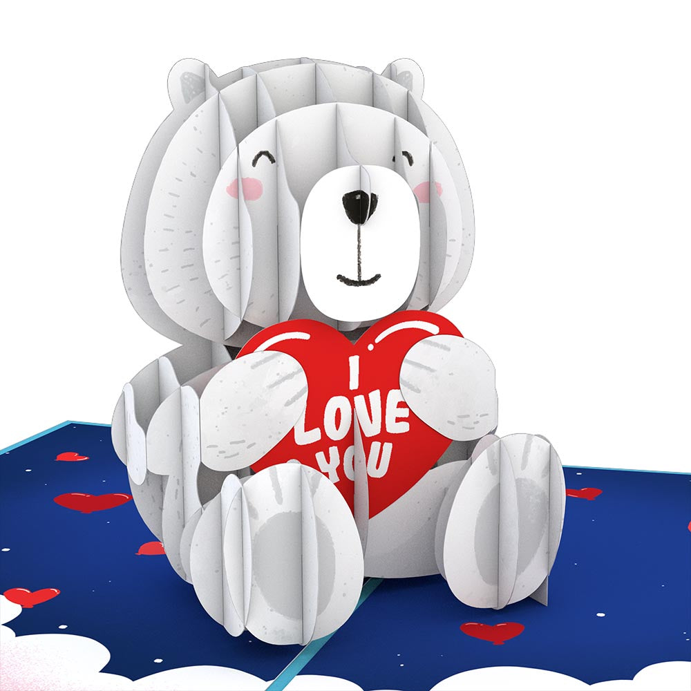 Happy Valentine's Day' Bear Pop-Up Card、mySite、solidvoid