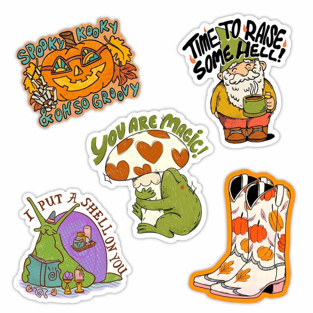  Fall Funny Sticker 5 Pack、mySite、elrpsem3k