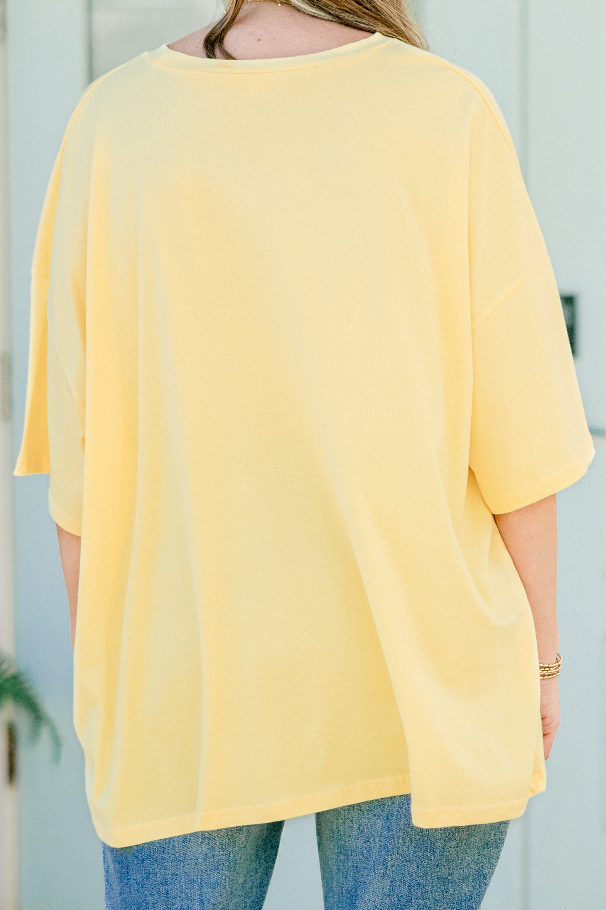  Floral Postage Boyfriend Tee, Butter Yellow、mySite、justintrudeaud