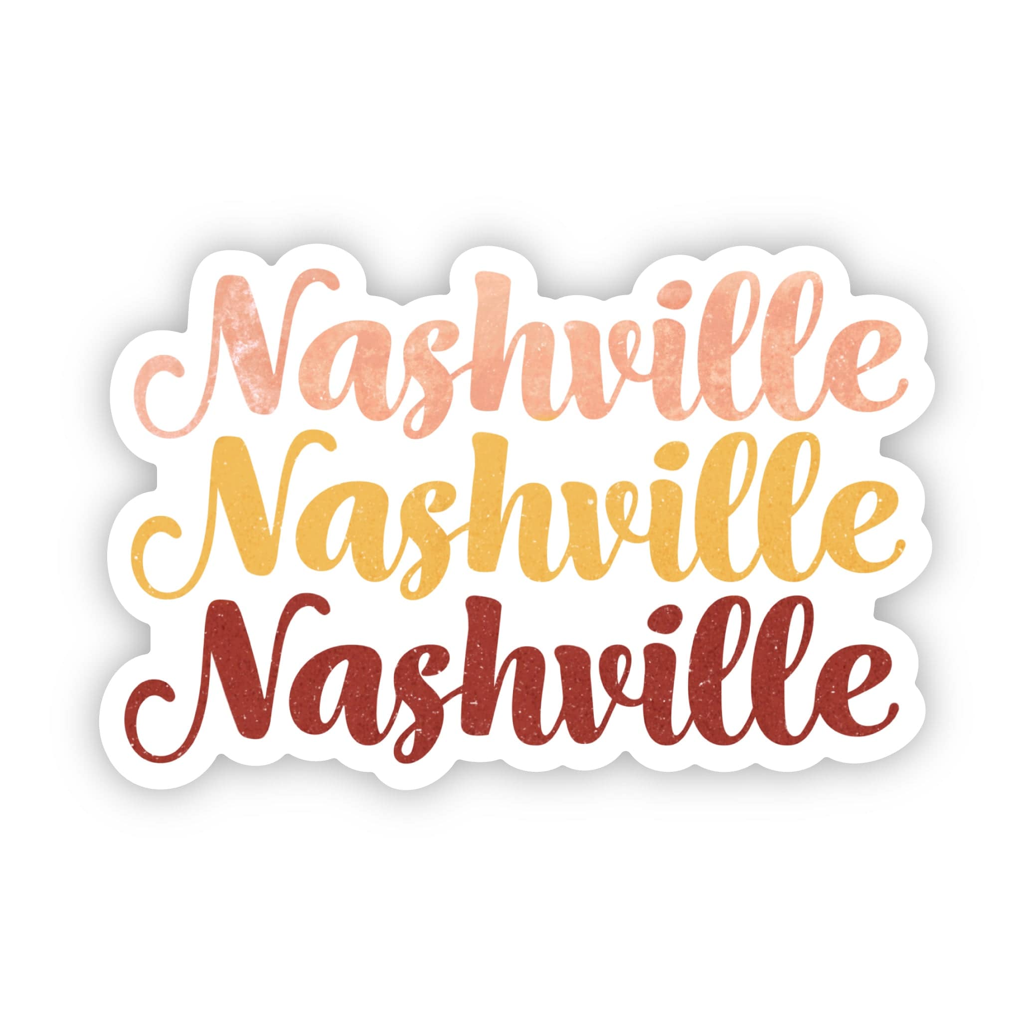  Nashville, Tennessee Text Sticker、mySite、elrpsem3k