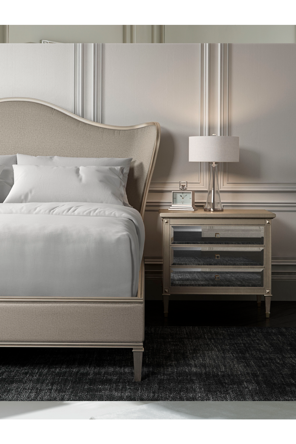 Antique Mirror Nightstand | Caracole A Classic Beauty、mySite、neckold