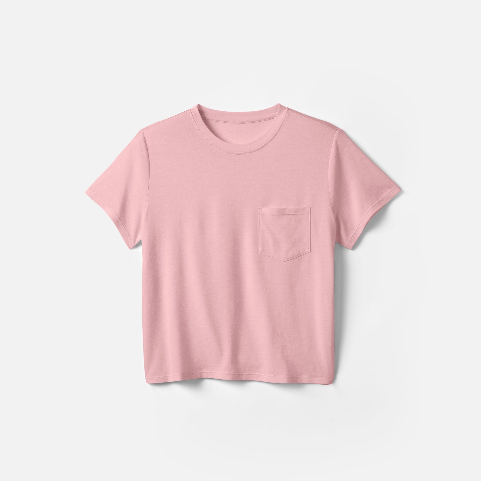 Women's Merino Boxy Pocket Tee、mySite、noshort
