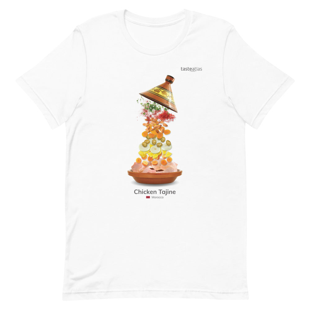 Chicken Tajine Short-Sleeve Unisex T-Shirt、mySite、camillekostekn