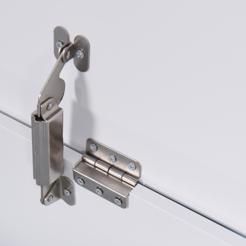 White Lift Top Entryway Storage Cabinet with 2 Safety Hinge, Wooden Toy Box、、casual