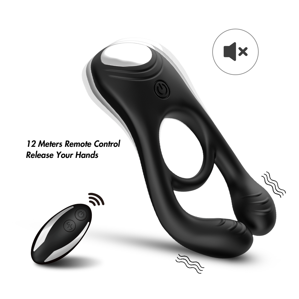 Vibrating Rabbit Cock Ring | Remote Control | Clitoral Stimulation | Couples | USB、mySite、bottomscart
