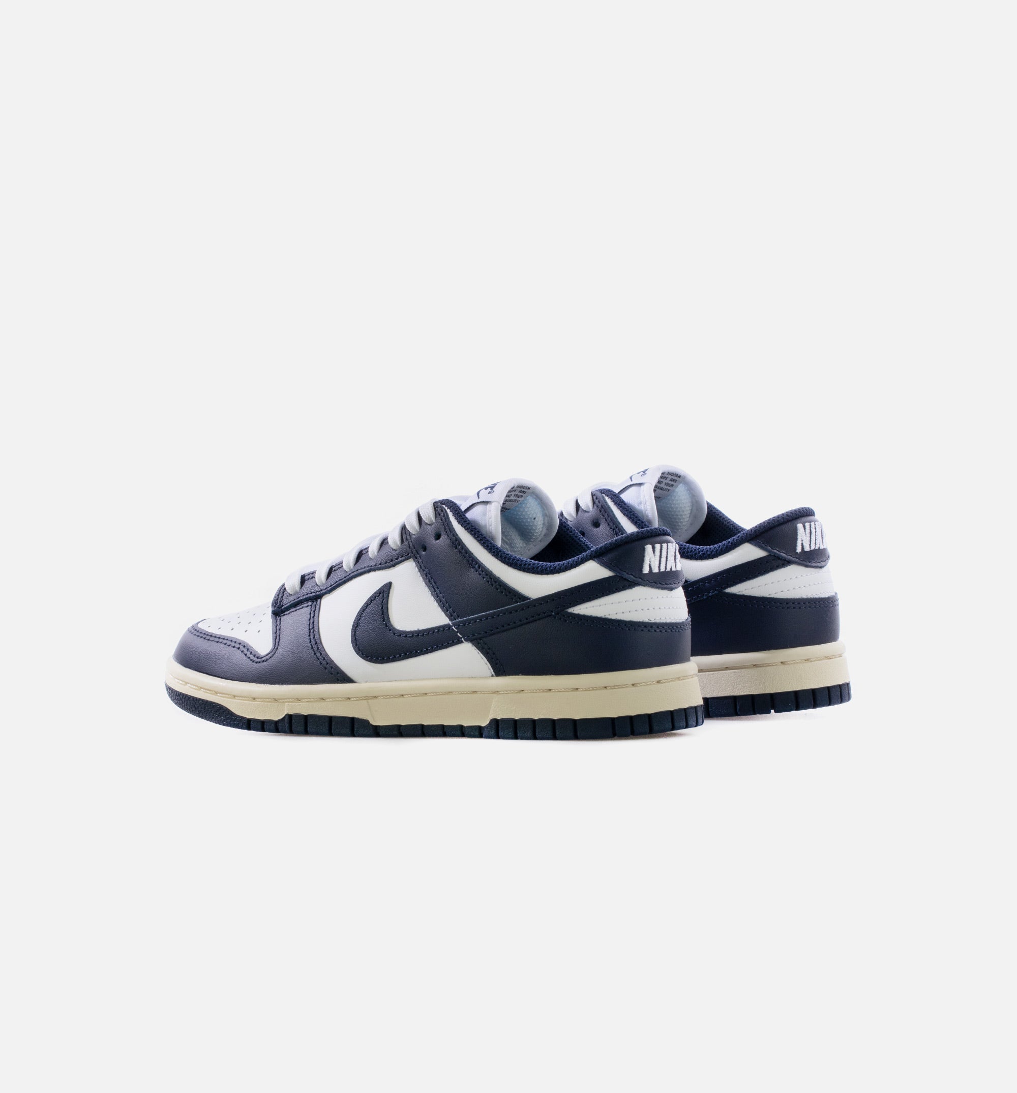 Dunk Low Vintage Navy Womens Lifestyle Shoe - White/Midnight Navy Limit One Per Customer、mySite、dreamappss