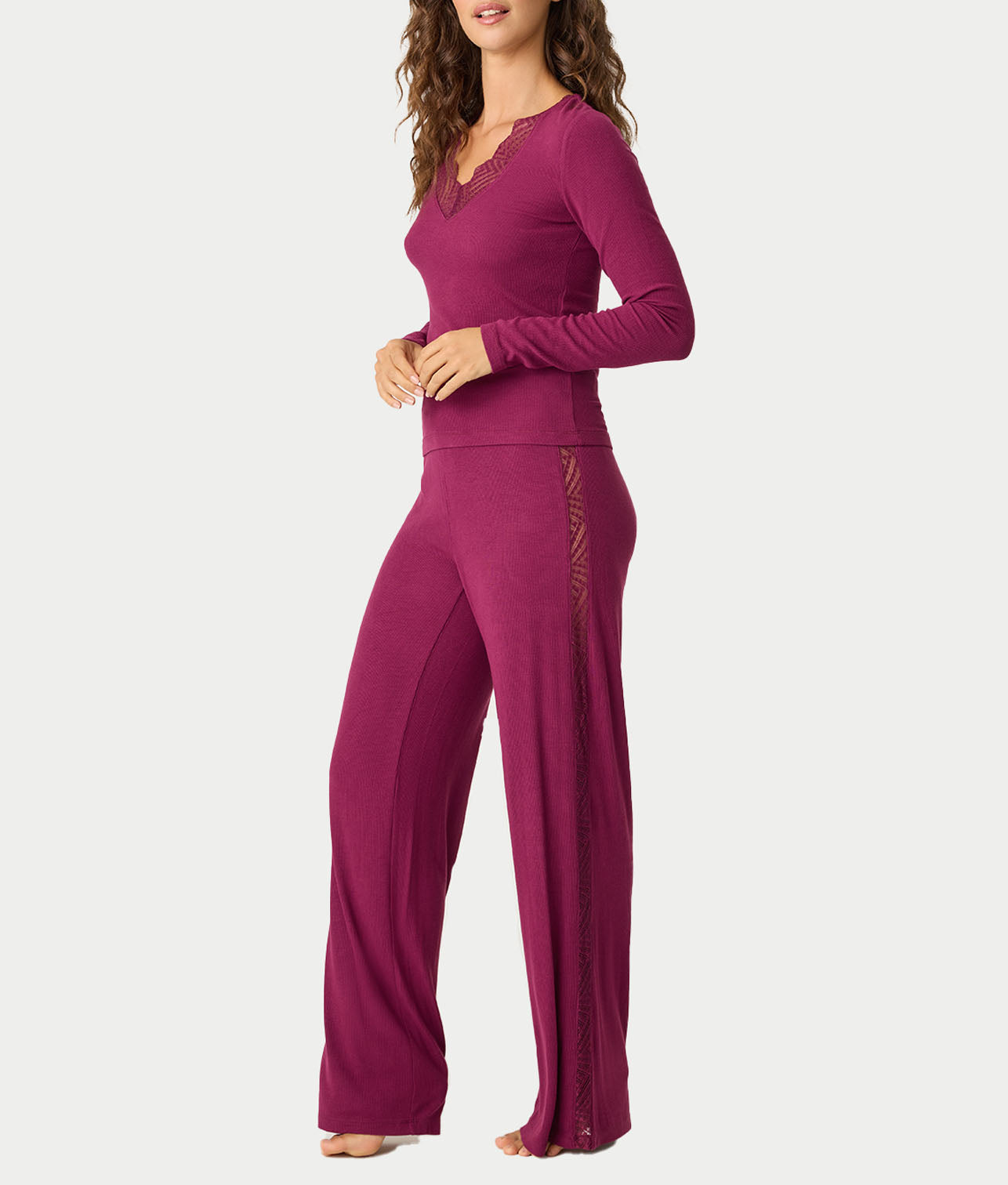  Lacey Basics Knit Pajama Set、mySite、justintrudeaud