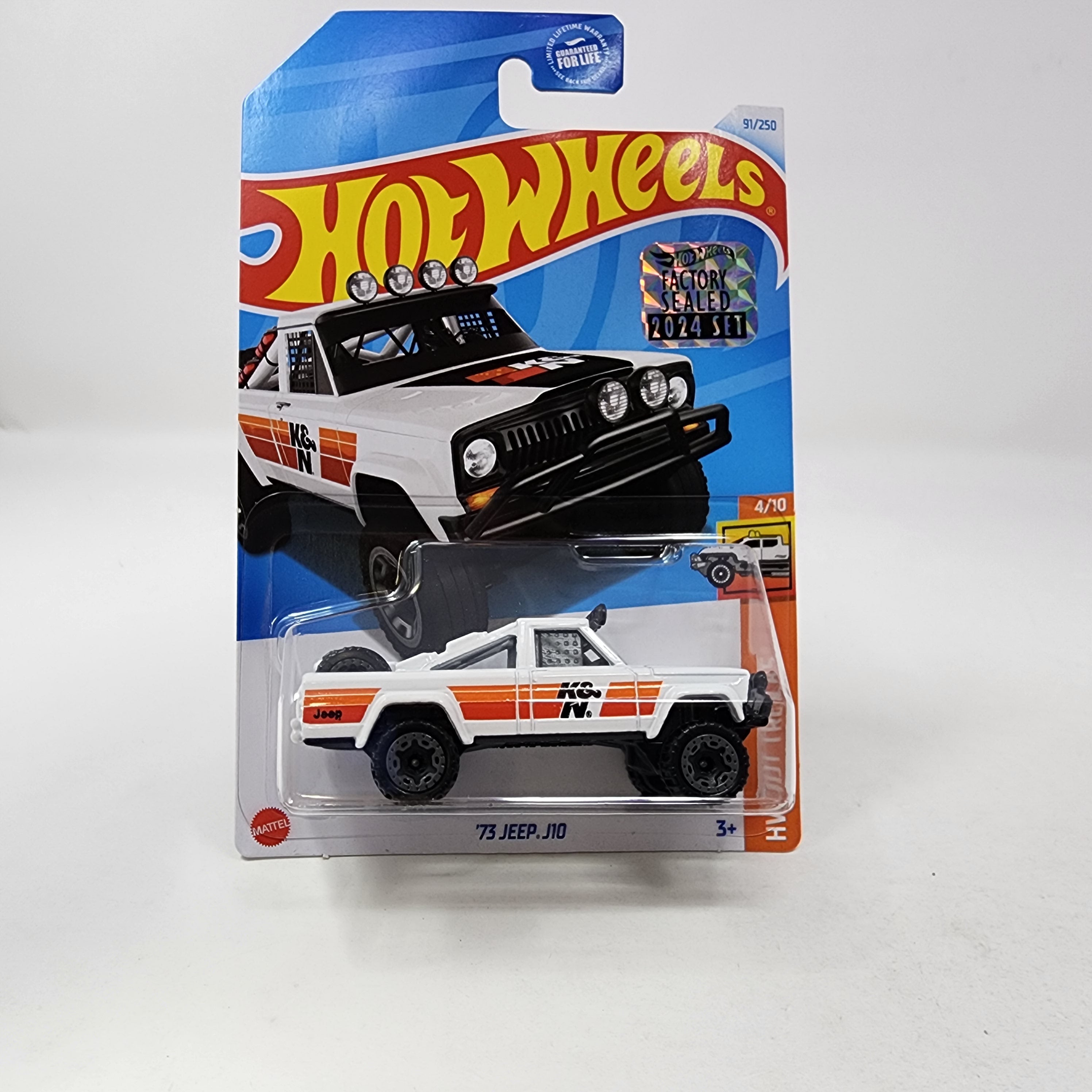 '73 Jeep J10 #91 * White * 2024 Hot Wheels Basic w/ Factory Holo、mySite、hgirdovlk