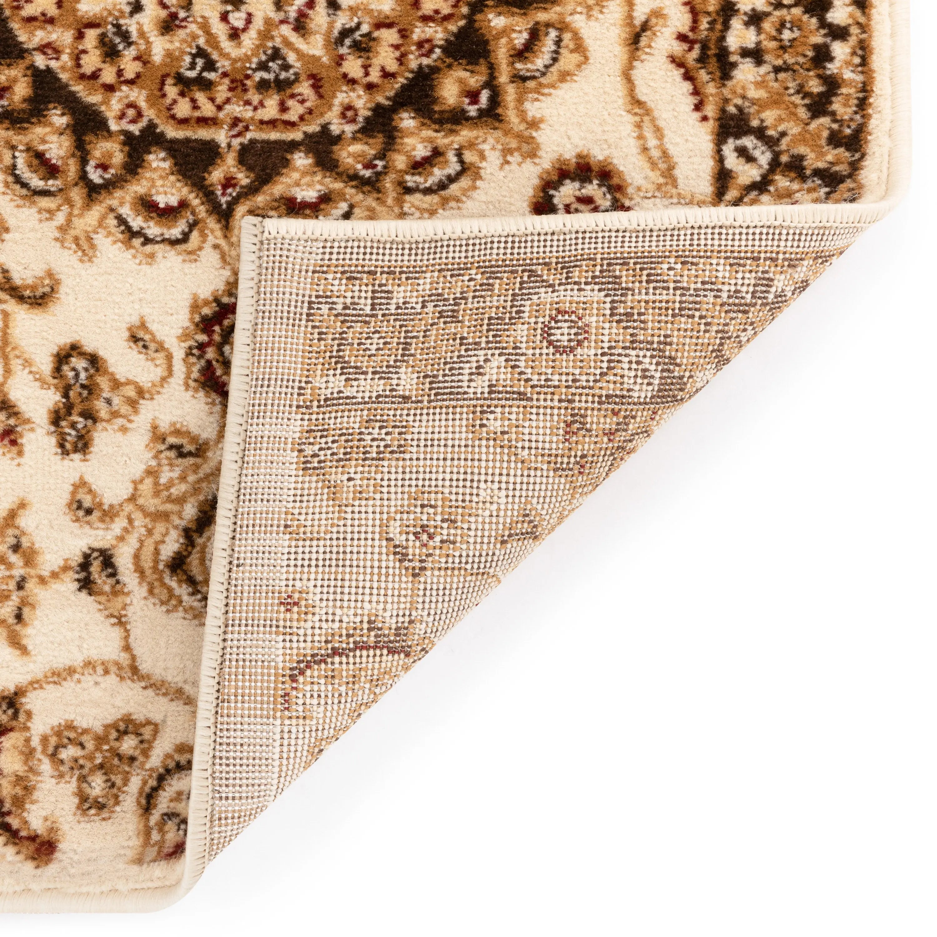 Custom Size Runner Medallion Oriental Persian Pattern Ivory Choose Your Width x Choose Your Length Hallway Runner Rug、mySite、gigharbornorthrealestate