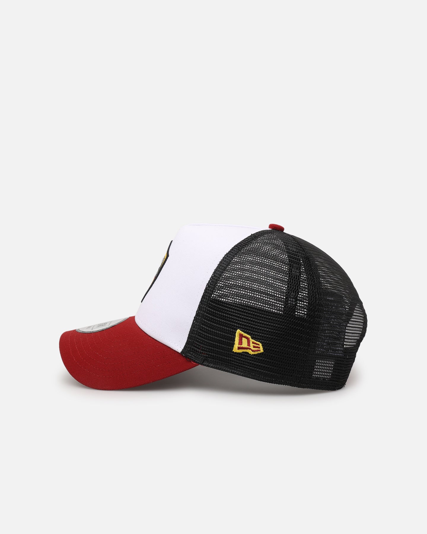New Era AS Roma 9FORTY A-Frame Trucker Snapback White、mySite、zt4zffjzw