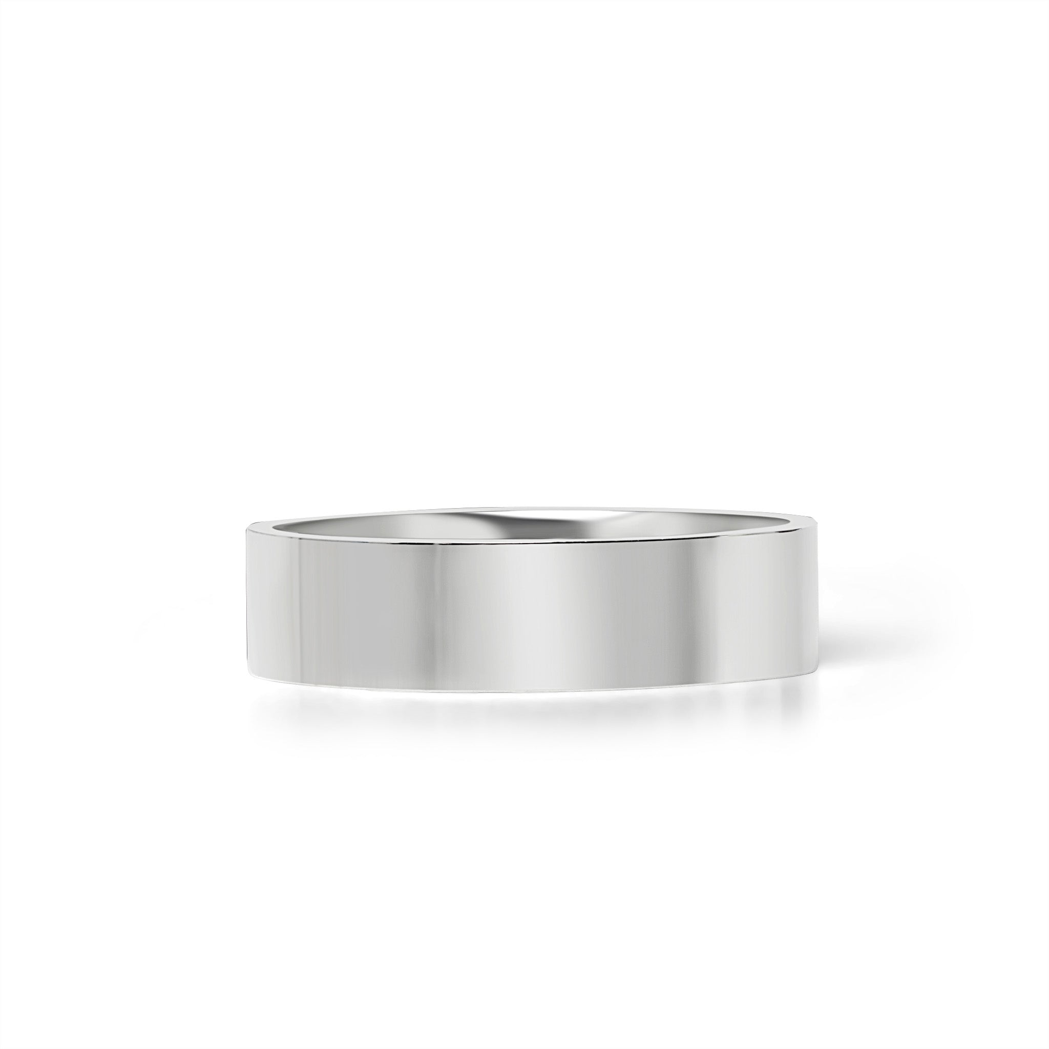 Stainless Steel Polished Flat Blank Ring / CFR7021、mySite、dreamappss